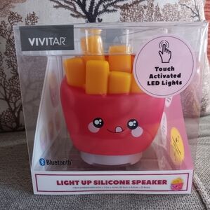 Bluetooth Light Up French Fry Portable Speaker NIB